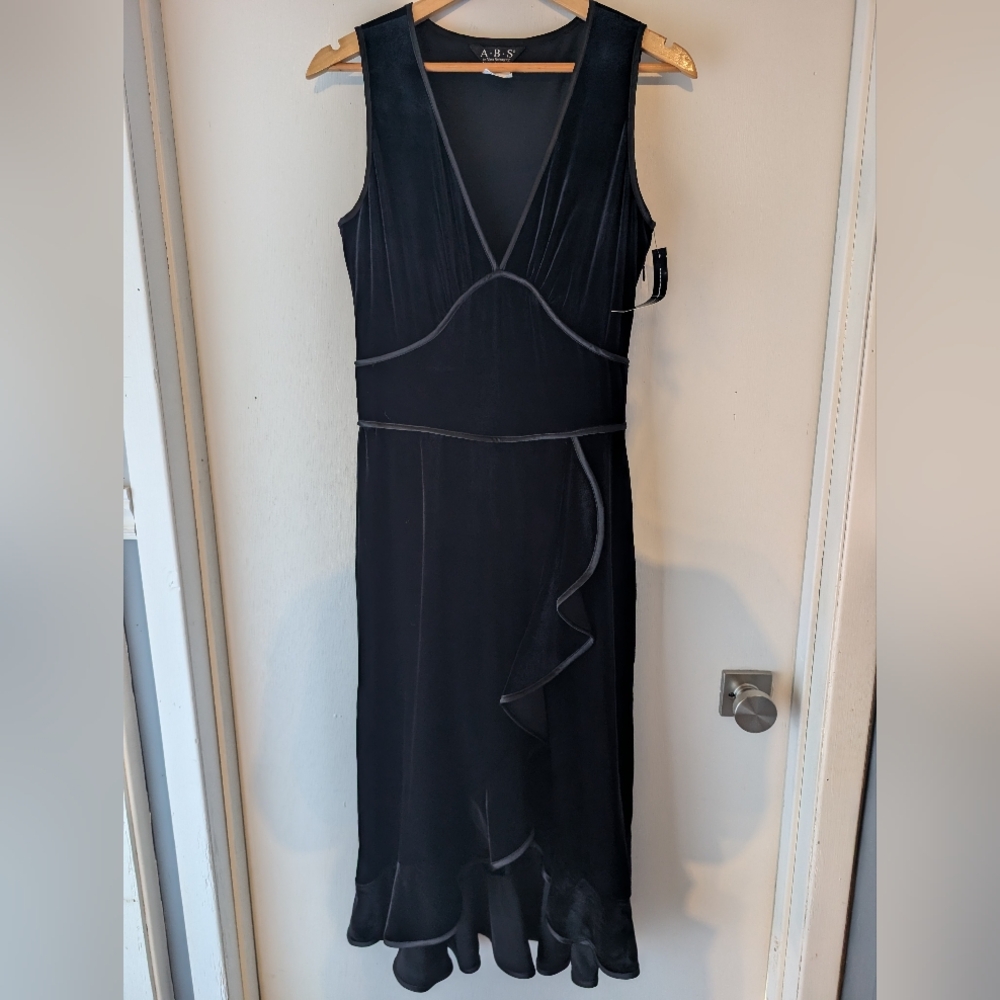 New with tags ABS by Allen Schwartz mid-calf length dress.